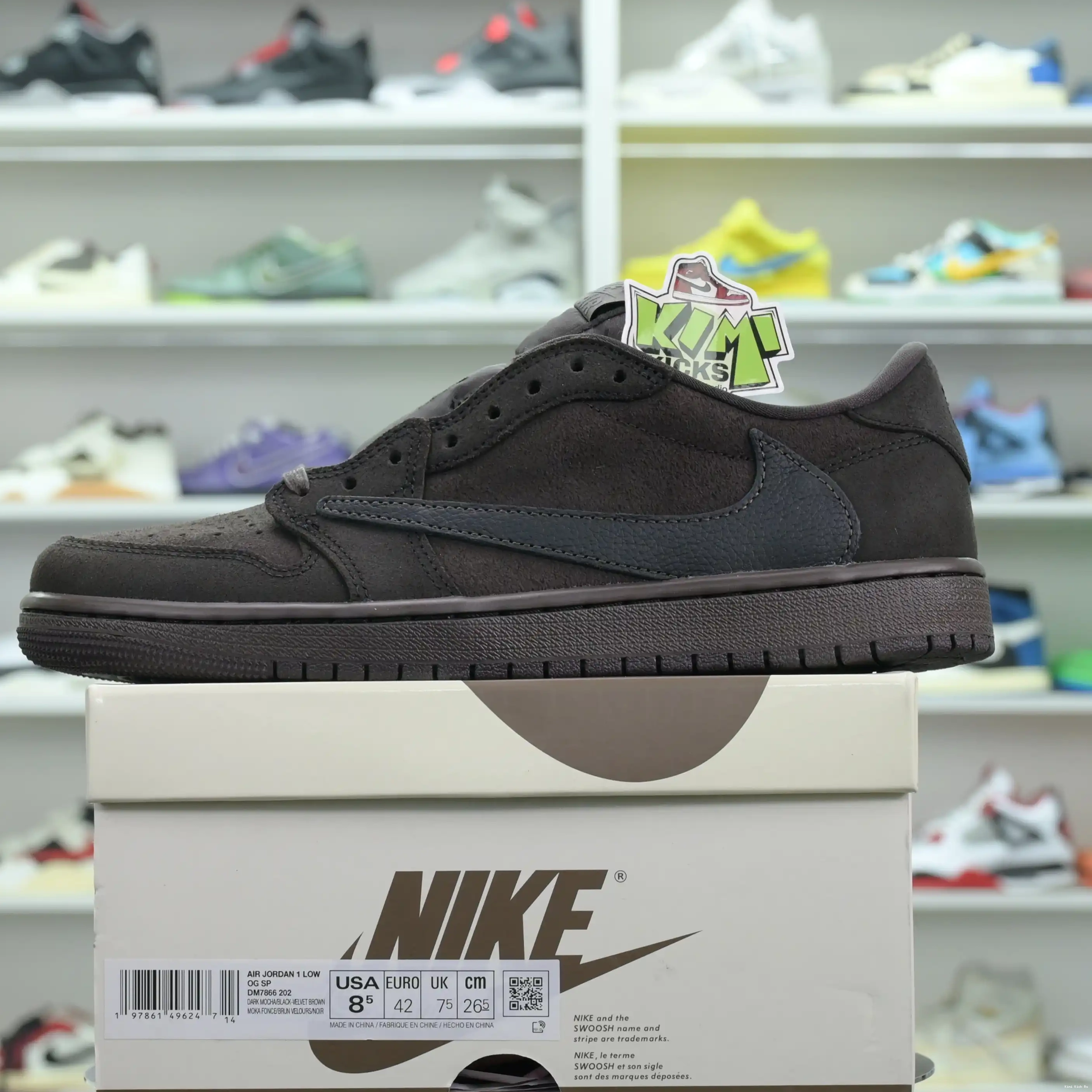 Jordan Kimikick Low OG“Velvet Scott Travis Brown” Jordan 1 Air x 0730